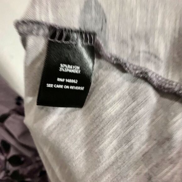 Torrid Super Soft Shirt purple floral asymmetrical spring and summer Women’s XXL - Picture 4 of 4